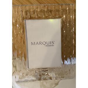 Waterford Marquis Arabesque 5x7 Lead Crystal Photo Frame Original Box Germany